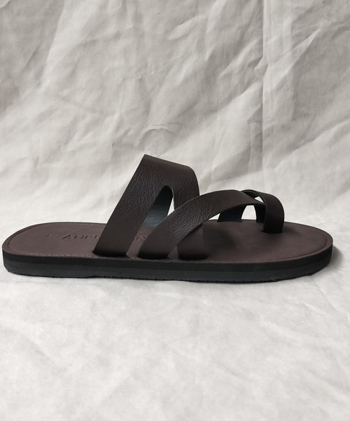 Starting Over（スターティングオーバー）の「アシメトングサンダル/レディース メンズ（サンダル・メンズ・ブラウン/ブラック・M/L）」の4枚目の写真