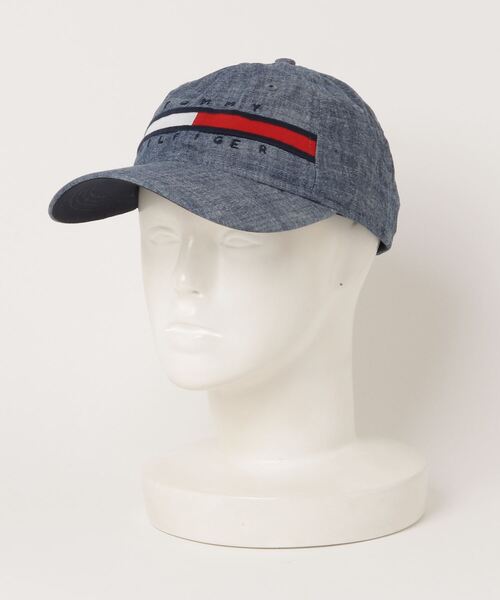 TOMMY HILFIGER（トミーヒルフィガー）の「TOMMY HILFIGER / トミー ヒルフィガー TINO CAP ローキャップ（キャップ・メンズ・ブラック/ホワイト/ネイビー/その他1・FREE）」の12枚目の写真
