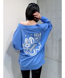 GYDA | FEEL BUNNY VネックスウェットTOPS(スウェット)