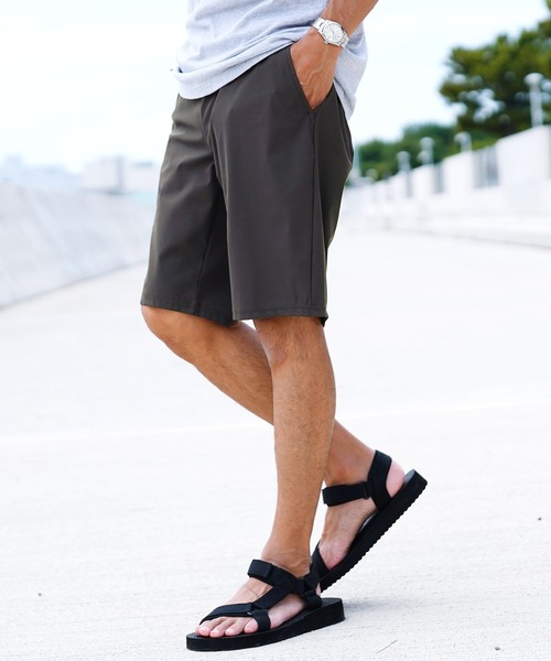 jiggys shop(ジギーズショップ)の「接触冷感 ナイロンハーフパンツ(その他パンツ・メンズ・ネイビー/ブラック/チャコールグレー・LARGE/X-LARGE/MEDIUM)」の1枚目の写真