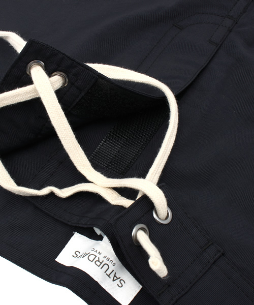 Saturdays NYC（サタデーズ ニューヨークシティ ）の「SATURDAYS SURF NYC / “Logan Boardshort” ショーツ（水着・メンズ・ブラック/ネイビー・30inch/32inch/28inch）」の8枚目の写真