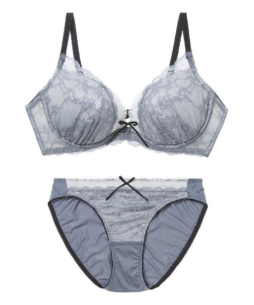 複数割-3800★20セット♥️ブラジャー&ショーツセット✨ COCO Linge ココランジェ フラワリーステッチレース ブラジャー