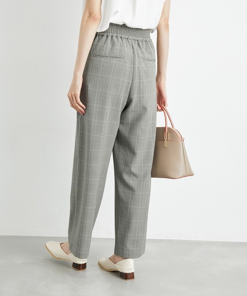 ROPE' PICNIC（ロペピクニック）の「リンクコーデ/チェックイージーワイドパンツ（その他パンツ・レディース・グレー・38/40/36）」の9枚目の写真