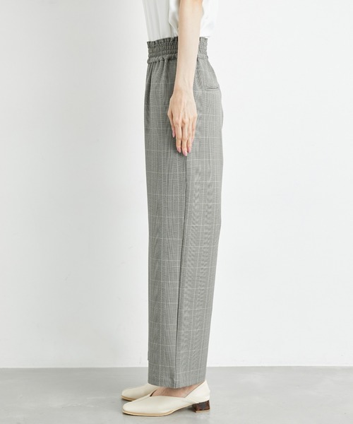 ROPE' PICNIC（ロペピクニック）の「リンクコーデ/チェックイージーワイドパンツ（その他パンツ・レディース・グレー・38/40/36）」の11枚目の写真