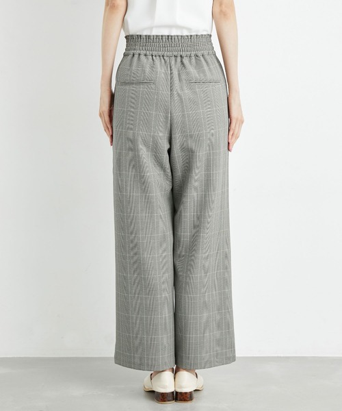 ROPE' PICNIC（ロペピクニック）の「リンクコーデ/チェックイージーワイドパンツ（その他パンツ・レディース・グレー・38/40/36）」の12枚目の写真