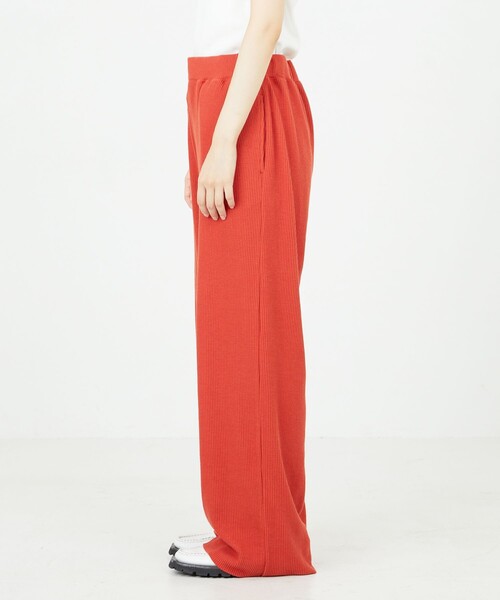 FREAK'S STORE（フリークスストア）の「限定展開　セルフカット リブワイド イージーパンツ（その他パンツ・レディース・オレンジ/グリーン/ナチュラル/グレー/イエロー/ブラック/ブルー・ﾌﾘ-）」の14枚目の写真