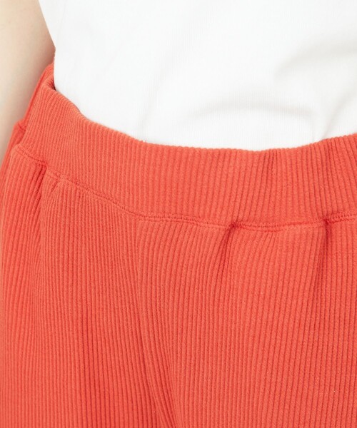 FREAK'S STORE（フリークスストア）の「限定展開　セルフカット リブワイド イージーパンツ（その他パンツ・レディース・オレンジ/グリーン/ナチュラル/グレー/イエロー/ブラック/ブルー・ﾌﾘ-）」の16枚目の写真