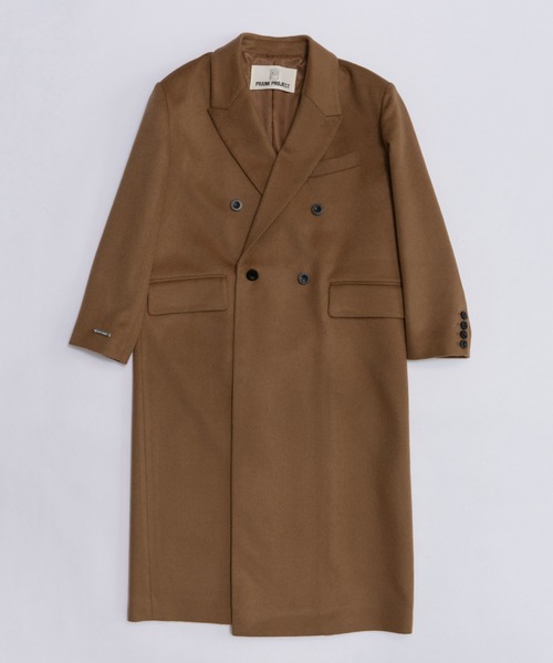 カシミアビーバーダブルチェスターコート / Cashmere Beaver Double