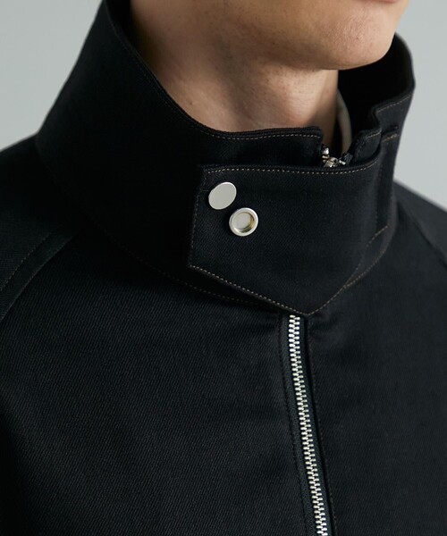 UNITED TOKYO（ユナイテッドトウキョウ）の「10ozライトデニムスタンドBL（ブルゾン・メンズ・ブラック/インディゴブルー・1/2）」の12枚目の写真