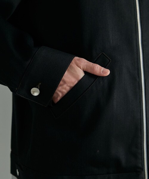 UNITED TOKYO（ユナイテッドトウキョウ）の「10ozライトデニムスタンドBL（ブルゾン・メンズ・ブラック/インディゴブルー・1/2）」の17枚目の写真