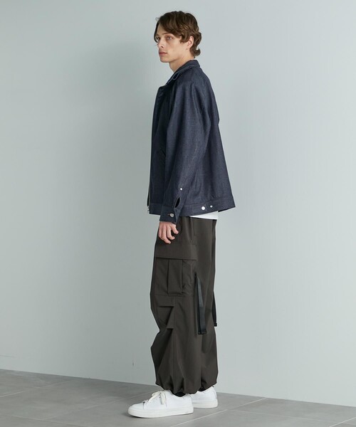 UNITED TOKYO（ユナイテッドトウキョウ）の「10ozライトデニムスタンドBL（ブルゾン・メンズ・ブラック/インディゴブルー・1/2）」の20枚目の写真