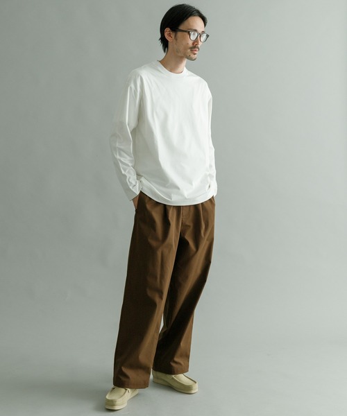 URBAN RESEARCH（アーバンリサーチ）の「『イージーケア/撥水』『UR TECH POLIsh POLI』PANTS（その他パンツ・メンズ・ネイビー/ブラウン/アイボリー・SMALL/MEDIUM/LARGE）」の12枚目の写真