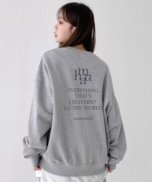 muahmuah | A'GEM/9 × .kom『muah muah/ムーアムーア』 SIGNATURE BACK POINT MTM/シグニチャー バックポイント プルオーバー スウェットシャツ(スウェット)