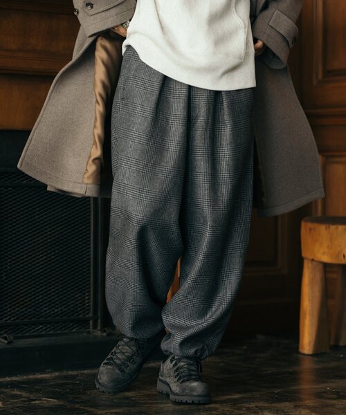 JOURNAL STANDARD(ジャーナルスタンダード)の「テック ツイード オーバーパンツ(その他パンツ・メンズ・ベージュ/ブラウン/チャコールグレー・SMALL/MEDIUM/LARGE)」の2枚目の写真