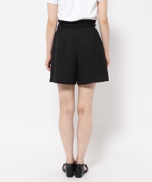 mysty woman（ミスティウーマン）の「ツイードベルトショートパンツ 982620（その他パンツ・レディース・ブラック系その他/ブラック/ブルー・FREE）」の4枚目の写真
