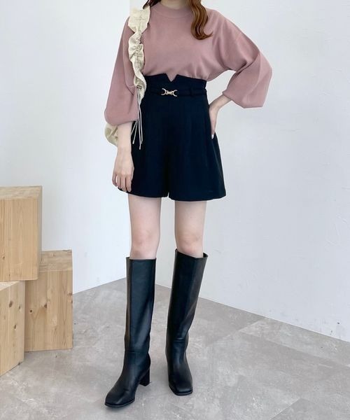 mysty woman（ミスティウーマン）の「ツイードベルトショートパンツ 982620（その他パンツ・レディース・ブラック系その他/ブラック/ブルー・FREE）」の20枚目の写真