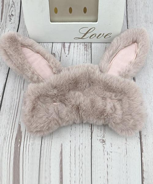 aimoha（アイモハ）の「aimoha home　眠たいうさちゃんヘアバンド（ヘアゴム・レディース・ベージュ/グレー/ピンク・FREE）」の3枚目の写真