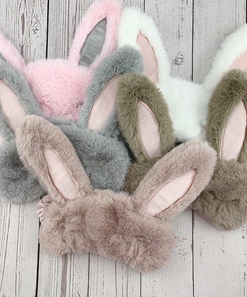 aimoha（アイモハ）の「aimoha home　眠たいうさちゃんヘアバンド（ヘアゴム・レディース・ベージュ/グレー/ピンク・FREE）」の7枚目の写真