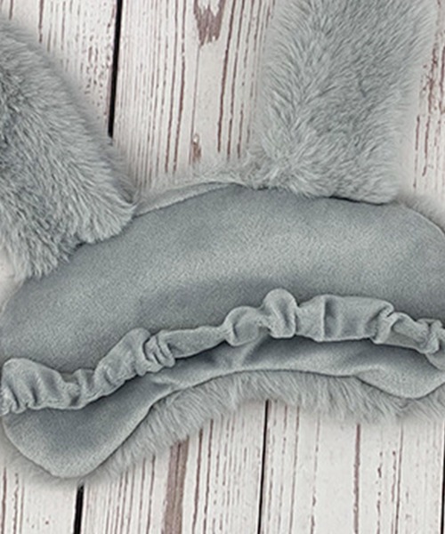 aimoha（アイモハ）の「aimoha home　眠たいうさちゃんヘアバンド（ヘアゴム・レディース・ベージュ/グレー/ピンク・FREE）」の5枚目の写真