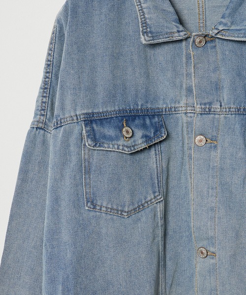 Theater code（シアターコード）の「relax silhouette denim jacket/デニムジャケット オーバーサイズ（デニムジャケット・メンズ・ブラック/ブルー・FREE）」の12枚目の写真