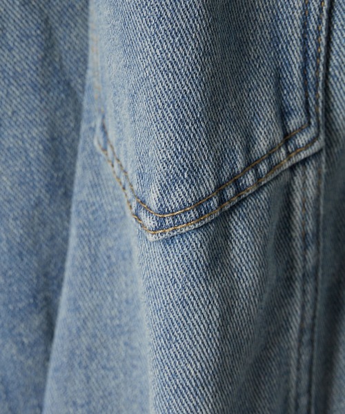 Theater code（シアターコード）の「relax silhouette denim jacket/デニムジャケット オーバーサイズ（デニムジャケット・メンズ・ブラック/ブルー・FREE）」の15枚目の写真
