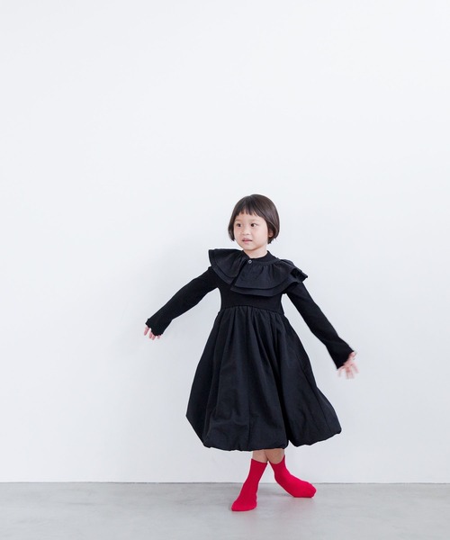 LOWRYS FARM（ローリーズファーム）の「２ＷＡＹバルーンワンピースロングスリーブ　 986755（ワンピース・キッズ・ピンク/ブラック・110cm/150cm/120cm/140cm/130cm）」の19枚目の写真