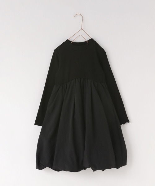 LOWRYS FARM トラックDバルーンOP ロング　ブラック LOWRYS FARM｜トラックドッキングバルーンワンピース | Rakuten