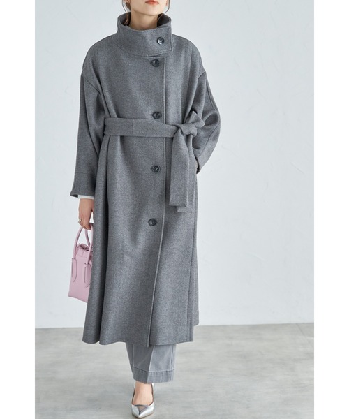 スタンドカラーコート（その他アウター）｜&. NOSTALGIA（アンドドット