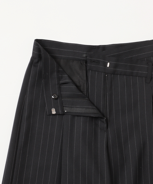 AP STUDIO（エーピーストゥディオ）の「W Belt Wide Pants（スラックス・レディース・ブラック・36/38）」の19枚目の写真