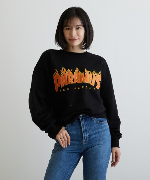 almo(アルモ)の「【CHICHI】PARAMUS MINNESOTA LOGO / パラマス ミネソタ アーチロゴ 配色刺繍 クルーネック スウェット(BEY)(スウェット・レディース・オートミール・FREE)」の4枚目の写真