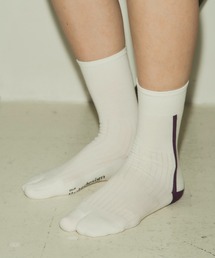 The Role design（ザロールデザイン）の「【 The Role design / ザ・ロールデザイン 】 SIDE LINE SOCKS WOMENS / サイドラインソックス ウィメンズ（ソックス/靴下）」