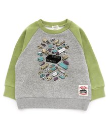 F.O.KIDS | 【裏シャギー】はたらくくるまラグラントレーナー(スウェット)