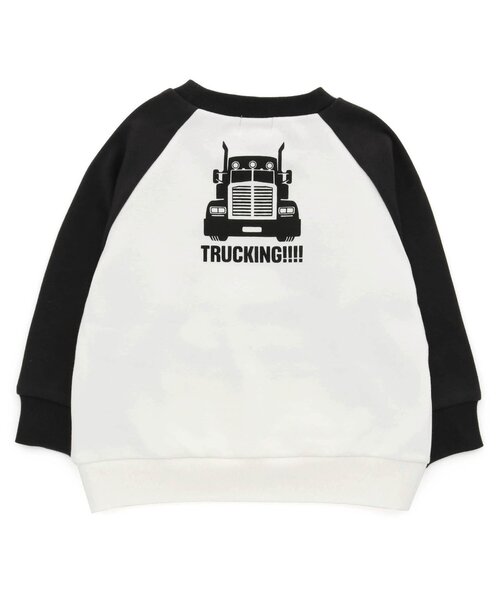 F.O.KIDS（エフオーキッズ）の「【裏シャギー】はたらくくるまラグラントレーナー（スウェット・キッズ・オレンジ/グレー/オフホワイト・95/80/90/130/120/100/110/140）」の10枚目の写真
