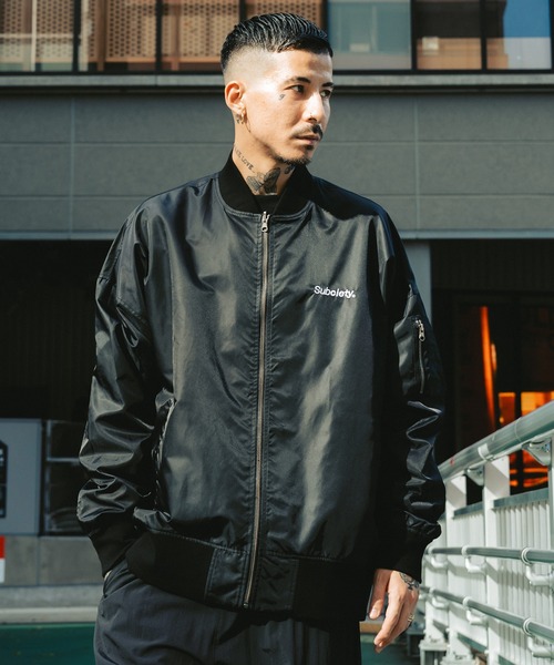 Subciety(サブサエティ)の「REVERSIBLE MA-1(MA-1・メンズ・ブラック・X-LARGE/LARGE/MEDIUM/SMALL)」の5枚目の写真