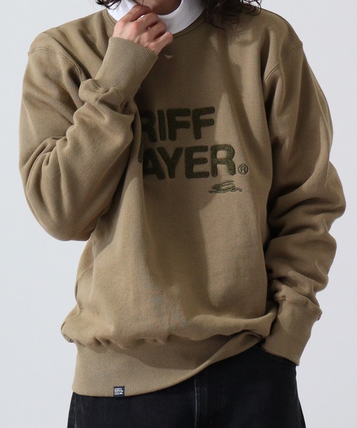 KRIFF MAYER（クリフメイヤー）の「Brushed lining crew neck sweatshirt / サガラ 裏起毛 クルーネックスウェット unisex（スウェット・メンズ・マルチ/グレー/ナチュラル/チャコール/カーキ・L/XL/M）」の20枚目の写真
