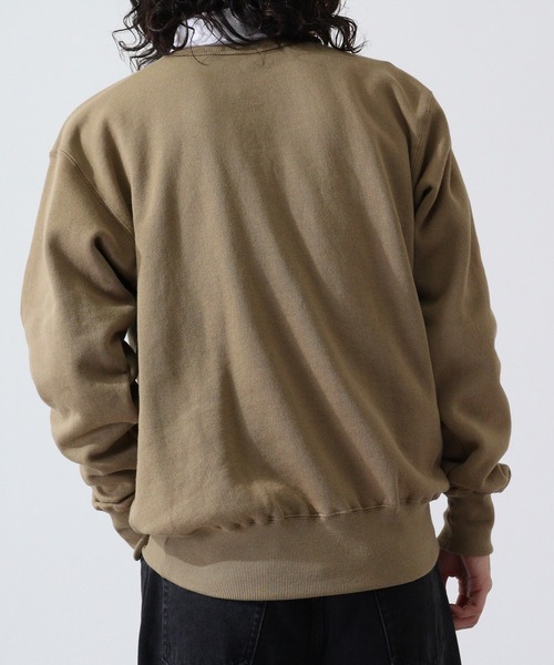 KRIFF MAYER（クリフメイヤー）の「Brushed lining crew neck sweatshirt / サガラ 裏起毛 クルーネックスウェット unisex（スウェット・メンズ・マルチ/グレー/ナチュラル/チャコール/カーキ・L/XL/M）」の22枚目の写真