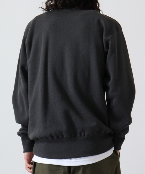 KRIFF MAYER（クリフメイヤー）の「Brushed lining crew neck sweatshirt / サガラ 裏起毛 クルーネックスウェット unisex（スウェット・メンズ・マルチ/グレー/ナチュラル/チャコール/カーキ・L/XL/M）」の13枚目の写真