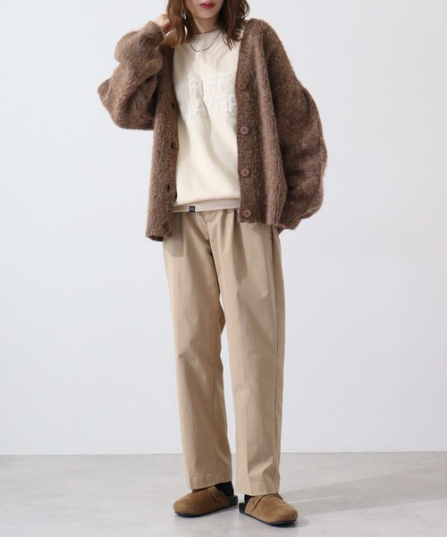 KRIFF MAYER（クリフメイヤー）の「Brushed lining crew neck sweatshirt / サガラ 裏起毛 クルーネックスウェット unisex（スウェット・メンズ・マルチ/グレー/ナチュラル/チャコール/カーキ・L/XL/M）」の19枚目の写真