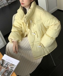 ENLIKE | ダッフルボタンスタンドネック中綿ジャケット(その他アウター)