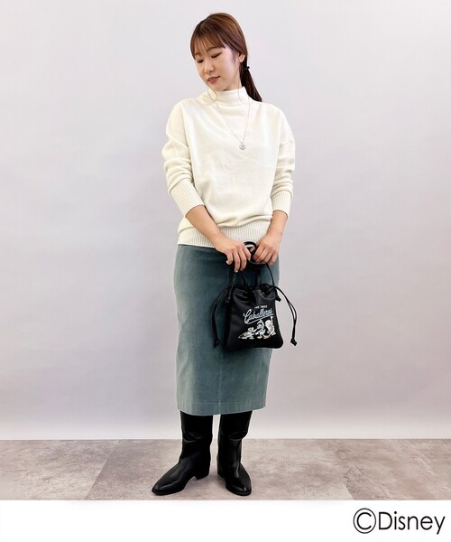 UNTITLED（アンタイトル）の「◆【Disney】My Favorite Character ショルダーバッグ（ショルダーバッグ・レディース・ブラック系4/シルバー系4/ライトパープル/グレー系4/アイボリー系4/グリーン系5・99）」の20枚目の写真