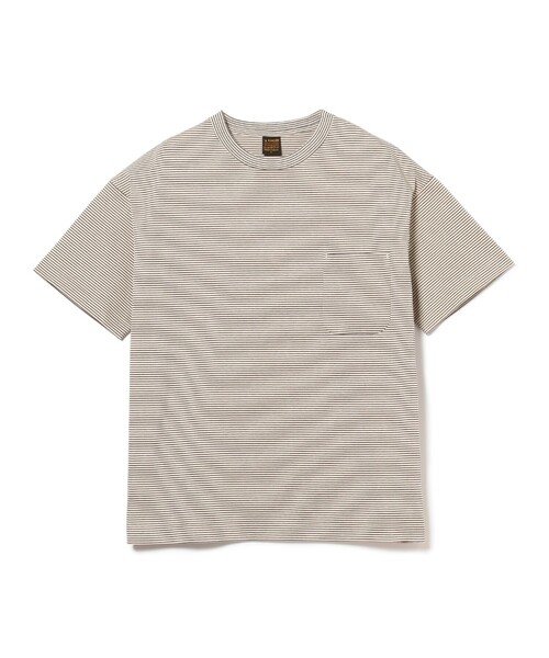 A VONTADE(アボンタージ)の「*A VONTADE / ボーダー ポケットTシャツ(Tシャツ/カットソー・メンズ・グレー/ネイビー・MEDIUM/LARGE/SMALL)」の11枚目の写真
