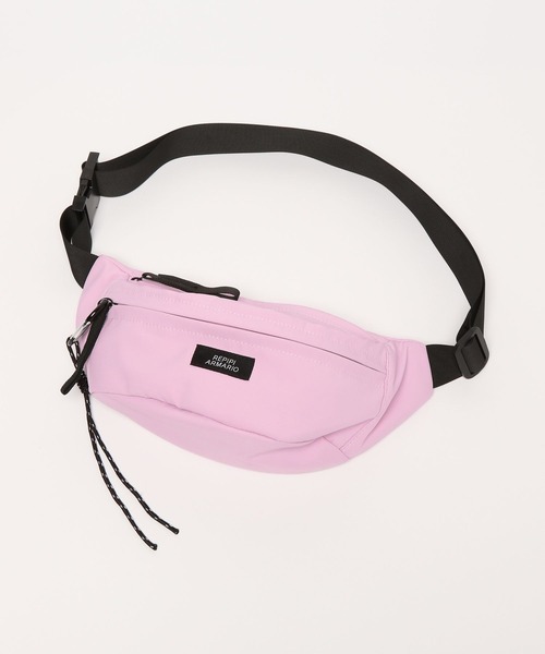 repipi armario(レピピ アルマリオ)の「シンプルボディBAG(ボディバッグ/ウエストポーチ・キッズ・ブラック/アイボリー/ブルー/ピンク/ライム・FREE)」の5枚目の写真