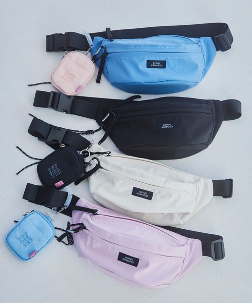 repipi armario(レピピ アルマリオ)の「シンプルボディBAG(ボディバッグ/ウエストポーチ・キッズ・ブラック/アイボリー/ブルー/ピンク/ライム・FREE)」の20枚目の写真