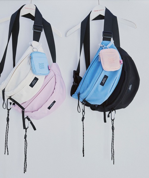 repipi armario(レピピ アルマリオ)の「シンプルボディBAG(ボディバッグ/ウエストポーチ・キッズ・ブラック/アイボリー/ブルー/ピンク/ライム・FREE)」の21枚目の写真