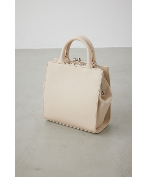 AZUL by moussy(アズールバイマウジー)の「メタルフレームバッグ(ショルダーバッグ・レディース・アイボリー/ブラック/ブルー/ホワイト系その他・FREE)」の11枚目の写真