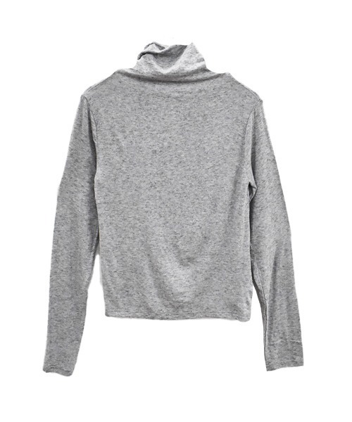 Reurie'(レウリィ)の「ウールミックスタートルトップ / wool mix turtle top シアータートル ウール混 レイヤード タートルネック(ニット/セーター・レディース・アイボリー/グレー・FREE)」の21枚目の写真