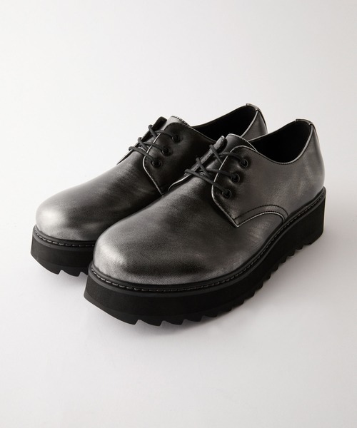 セール】【SERACE】High sole shark lace up shoes / ハイソール