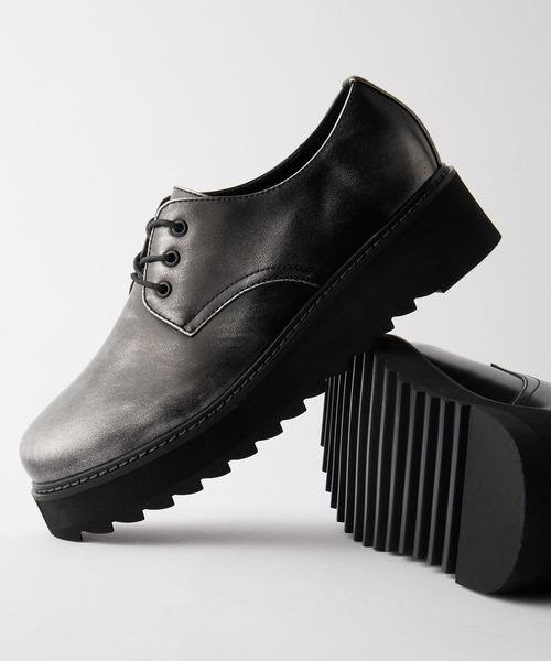 SERACE】High sole shark lace up shoes / ハイソールシャーク