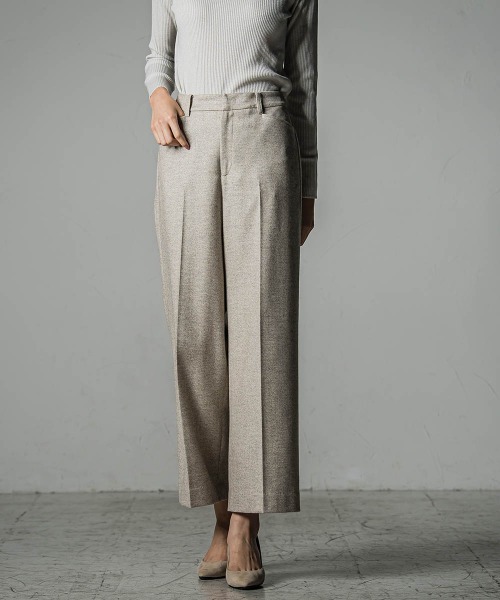 la.f…(ラエフ)の「【セットアップ可/目的対応】華やかラメツィードストレッチパンツ(スラックス・レディース・ダークネイビー/ベージュ系その他・9号/11号/7号)」の22枚目の写真