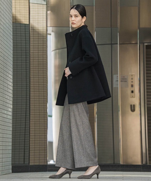 la.f…(ラエフ)の「【セットアップ可/目的対応】華やかラメツィードストレッチパンツ(スラックス・レディース・ダークネイビー/ベージュ系その他・9号/11号/7号)」の18枚目の写真